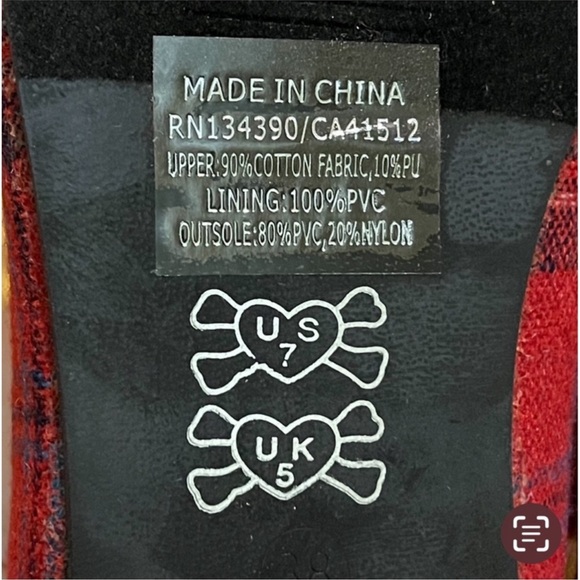 Abbey Dawn Tartan Plaid Studded Punk Rock Ballerina Flats by Avril Lavigne - Picture 14 of 15